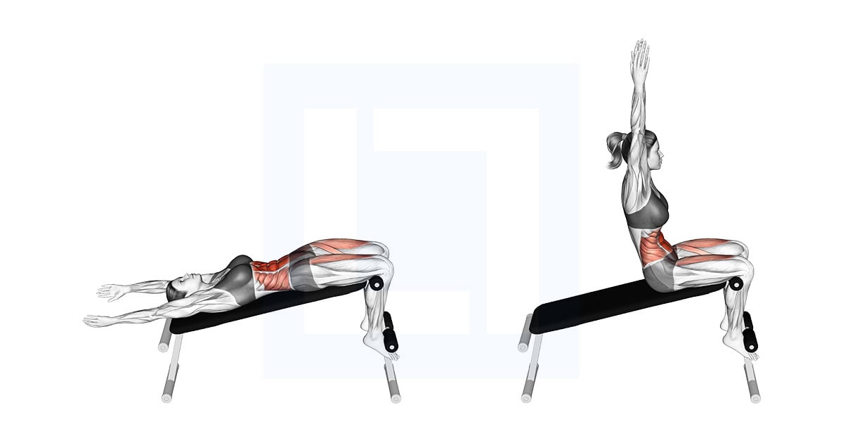 Long Lever Decline Sit Up