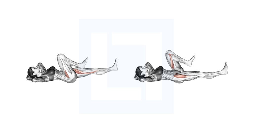 Lying Alternating Leg Raise Guide