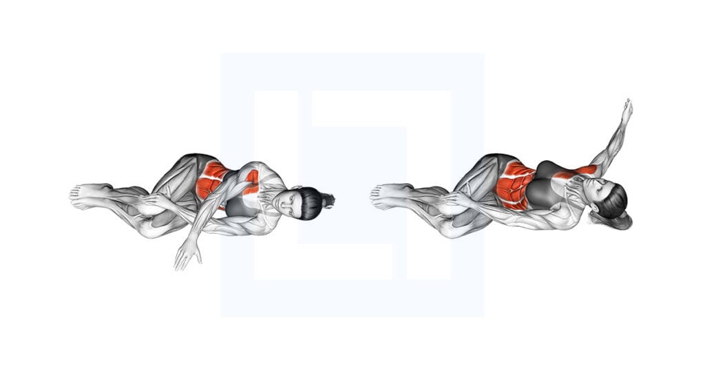 Body Rotation X Lying Upper Body Rotation Exercise Guide