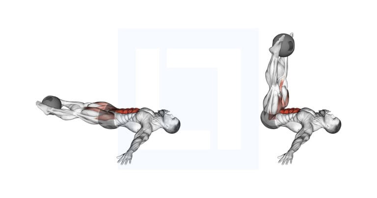 Medicine Ball Lying Leg Raise Guide