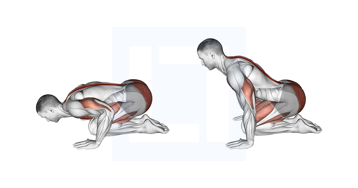 Push Up in Child Pose