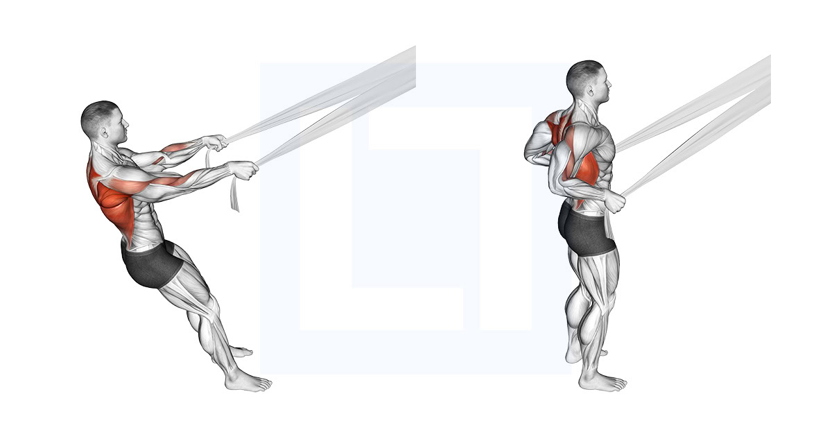 Rear Delt Row with Bed Sheet