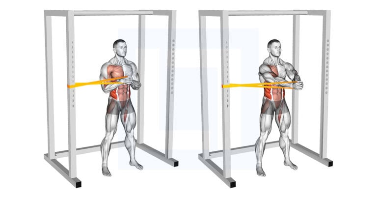Band Horizontal Pallof Press: Anti-Rotation Core