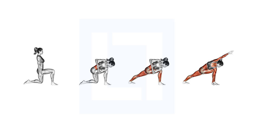 Revolved Side Angle Pose Parivrtta Parsvakonasana