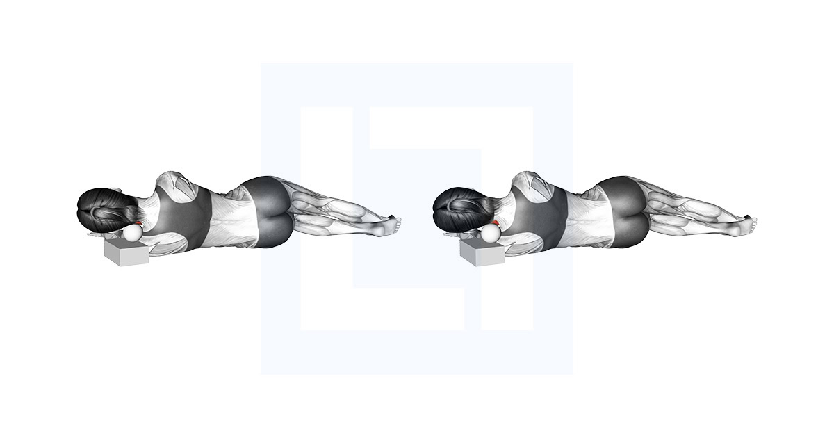 Roll Ball Side Lying Scalene Muscles Activation