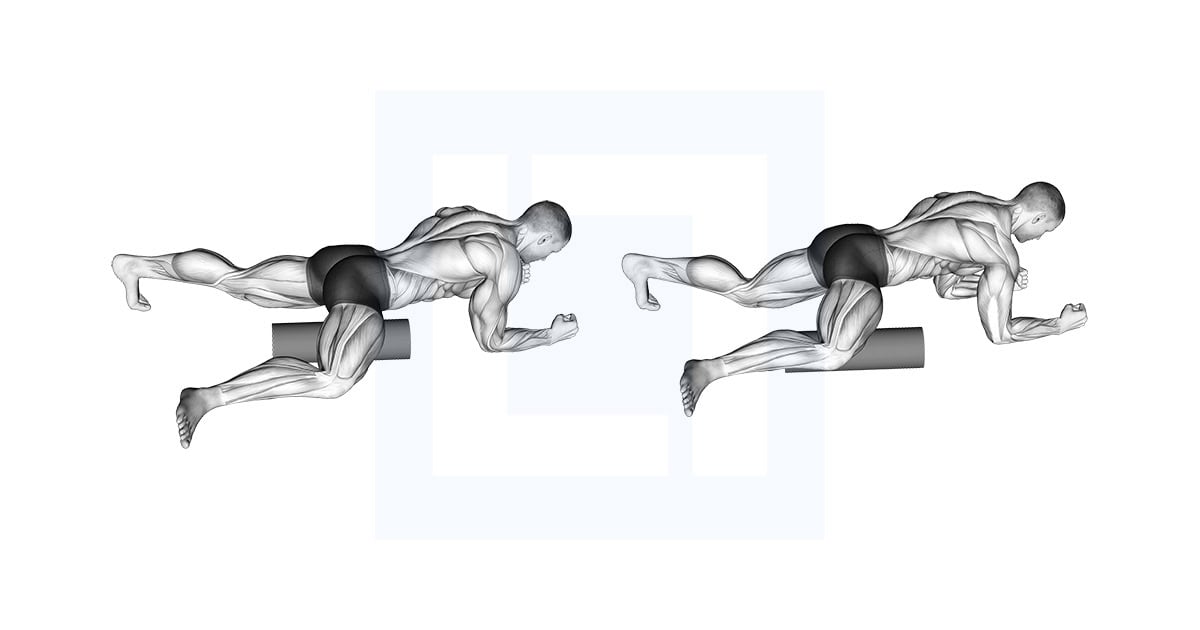 Foam Roll Hip Stretch