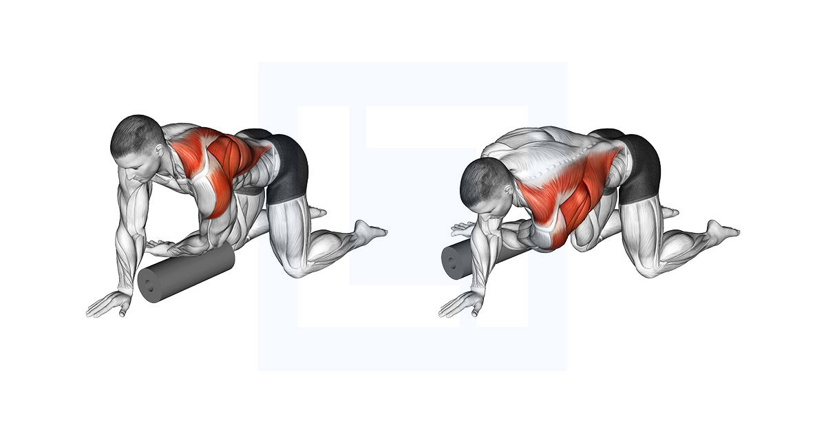 Roll Kneeling Upper Back Rotation