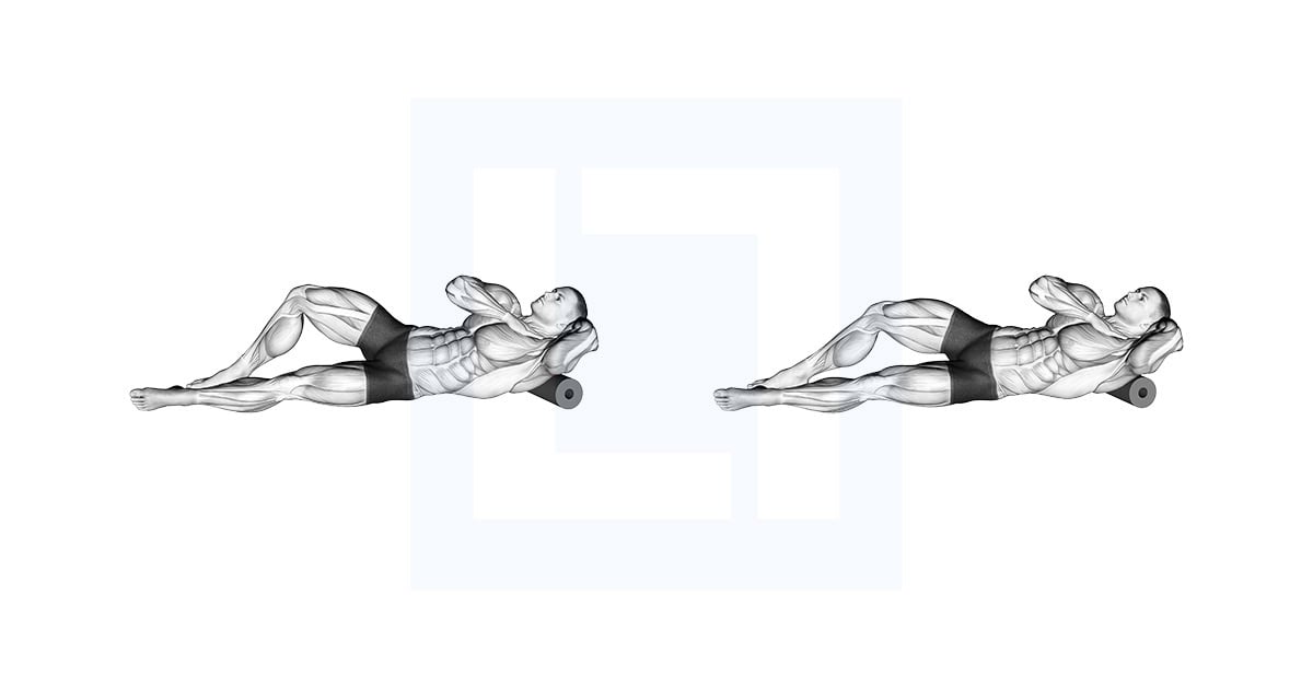 Roll Posterior Shoulder Lying on Floor