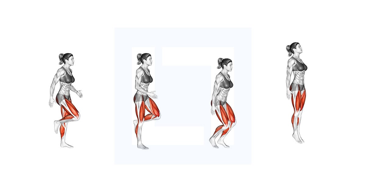Run and Semi Squat Jump