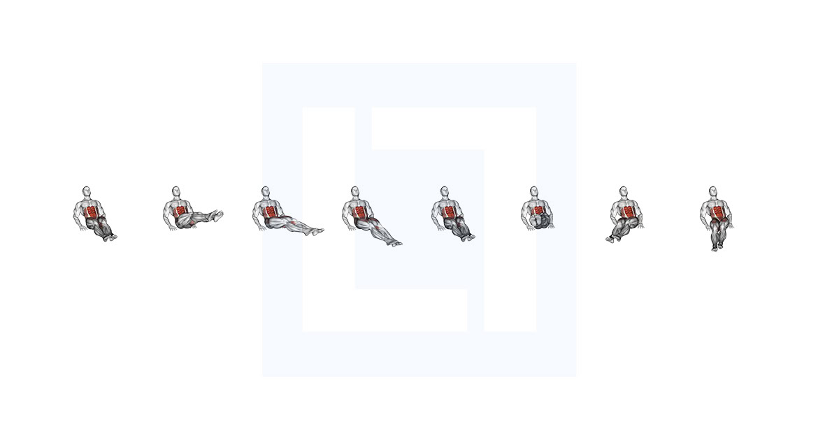 Seated 8 Leg Crunch