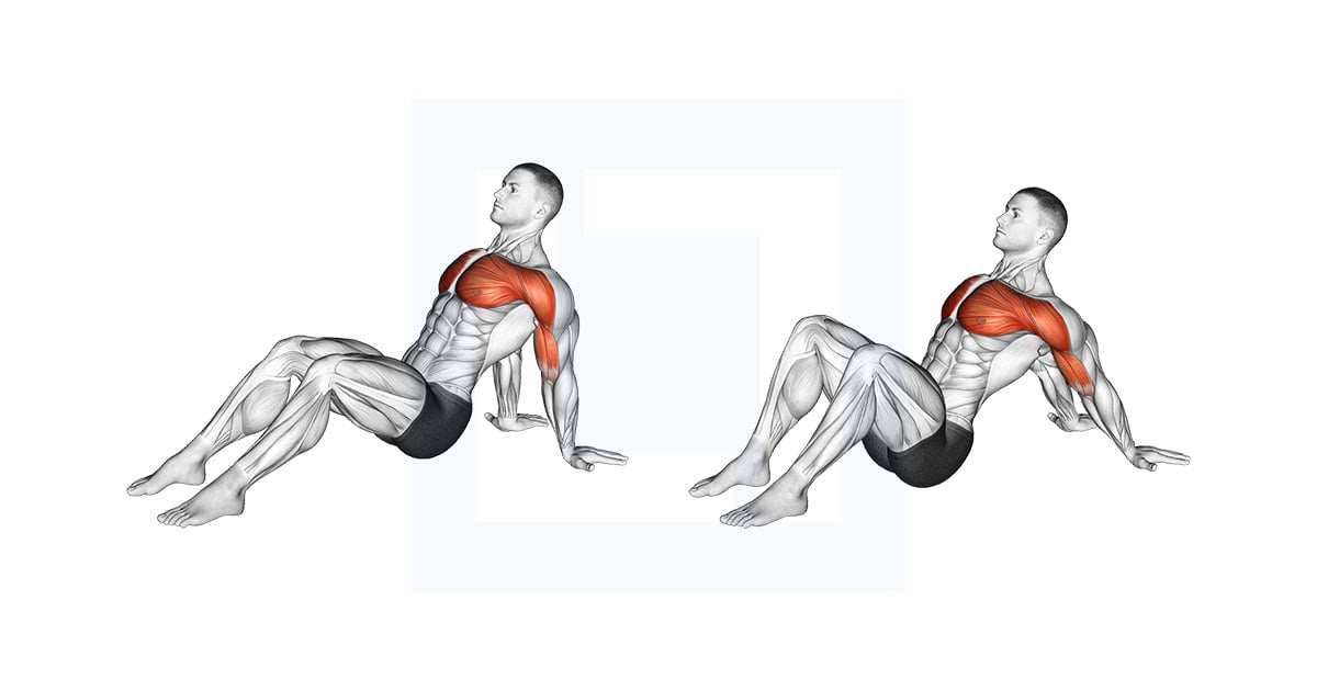 Seated Shoulder Flexor Depressor Retractor Stretch Bent Knee