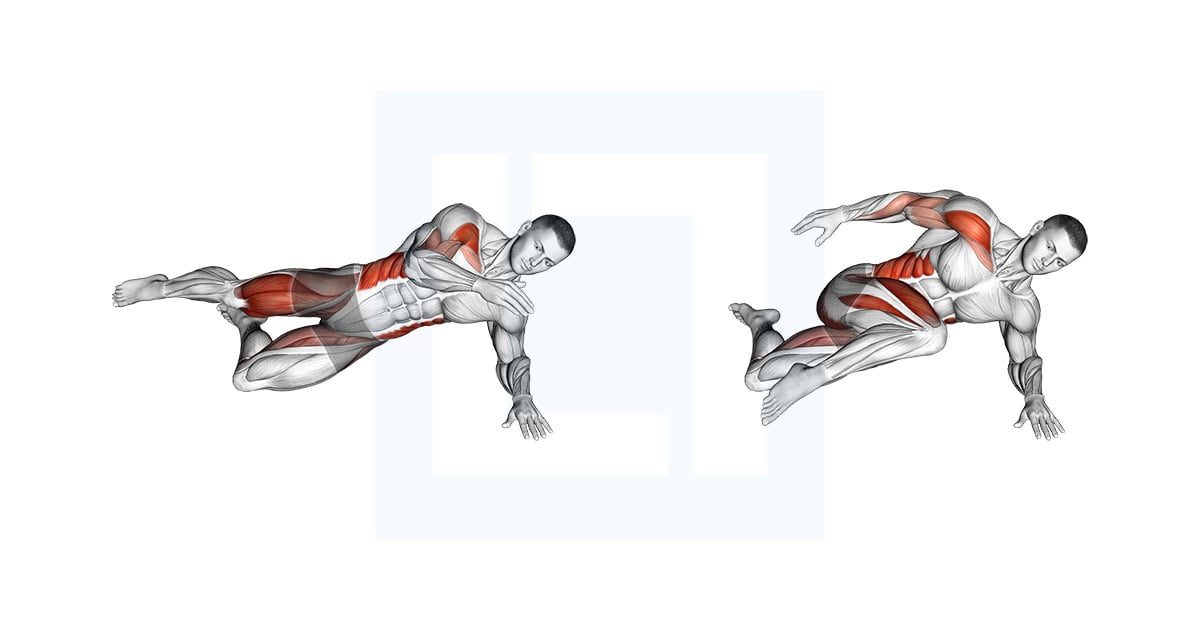 Side Bridge with Arm Leg Swing