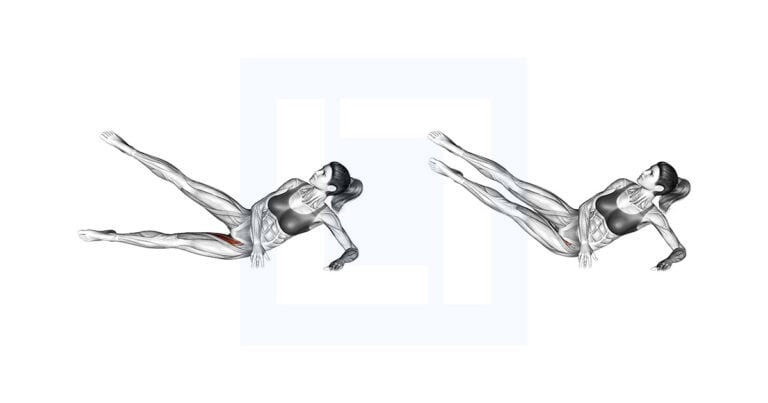 Side Foot Move Side Lying Feet Raise