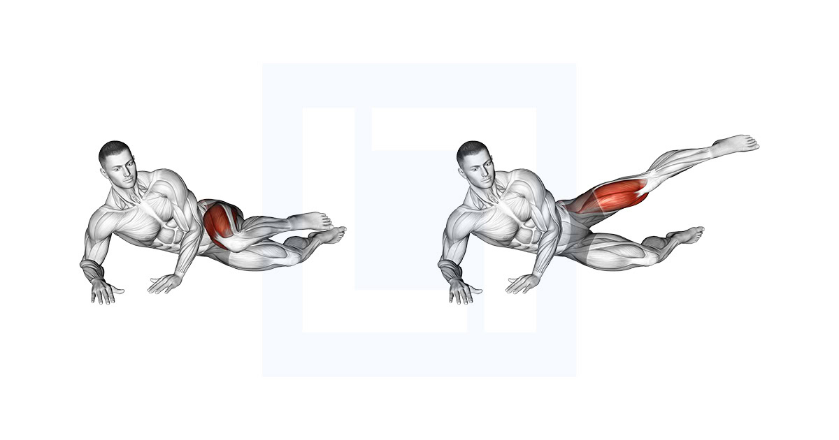 Side Lying Outward Knee Kick