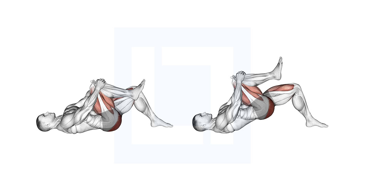 Single Leg Glute Bridge with Knee to Chest