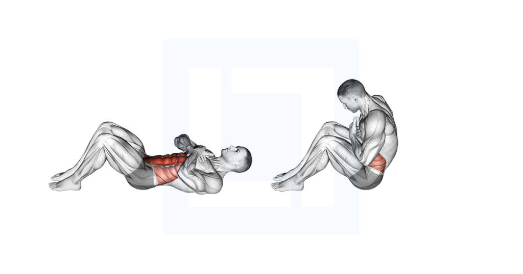 Sit Up with Arms on Chest Guide