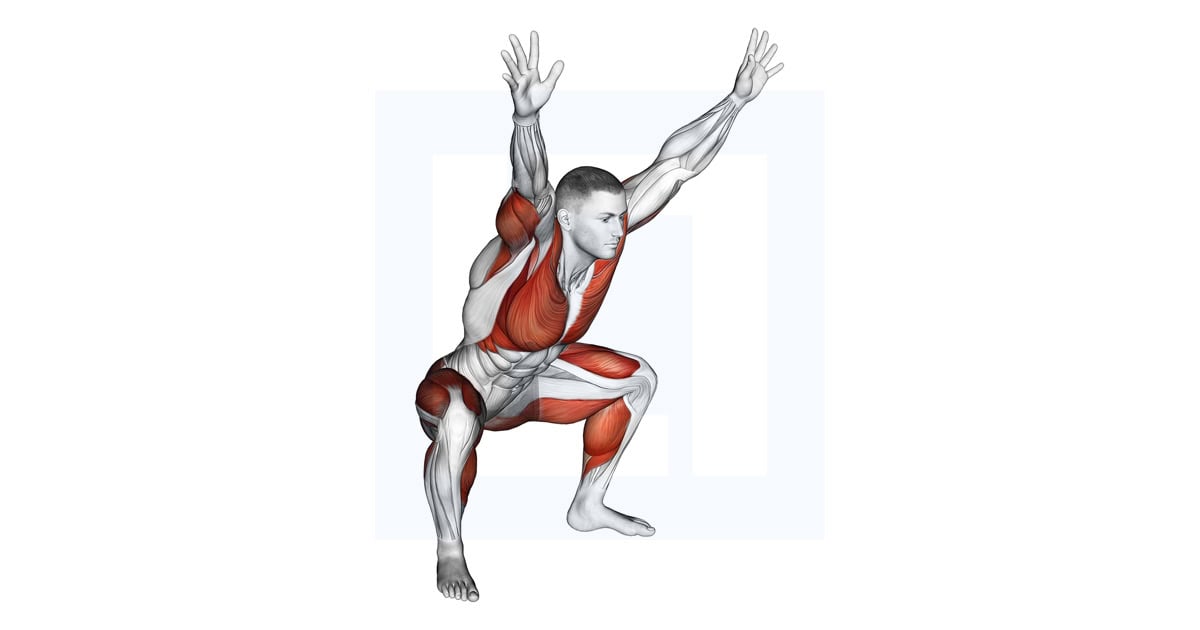 Sitting Sumo with Arms Up Mobility Stretch
