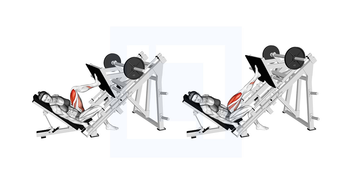 Sled Angled Single Leg Press