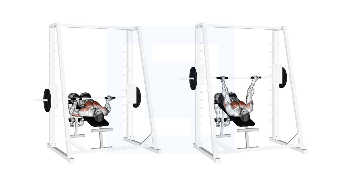 Smith Decline Reverse Grip Press
