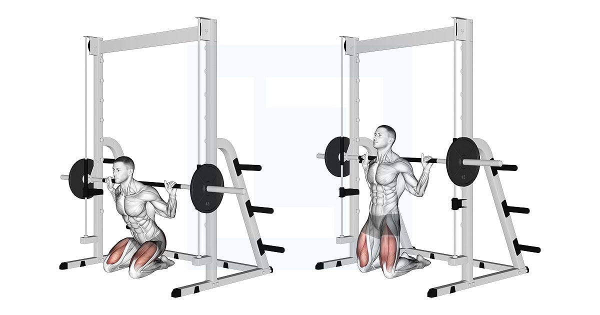 Smith Kneeling Hip Thrust