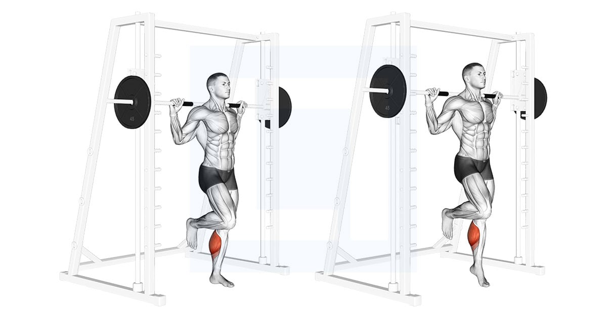 Smith One Leg Floor Calf Raise