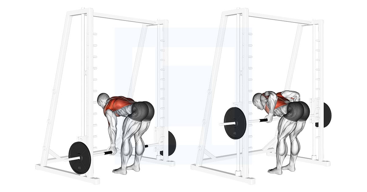 Smith Reverse Grip Bent Over Row