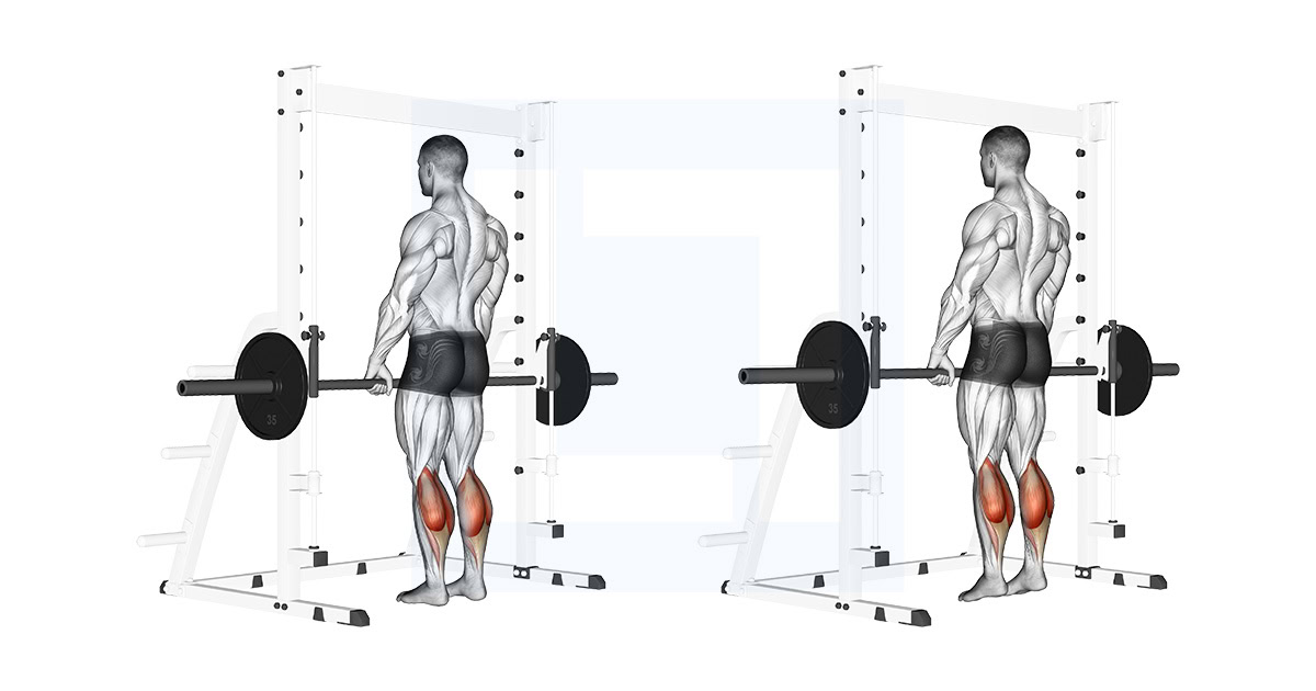 Smith Standing Calf Raise