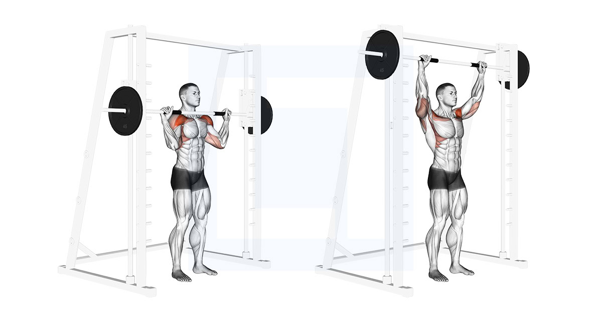 Smith Standing Military Press