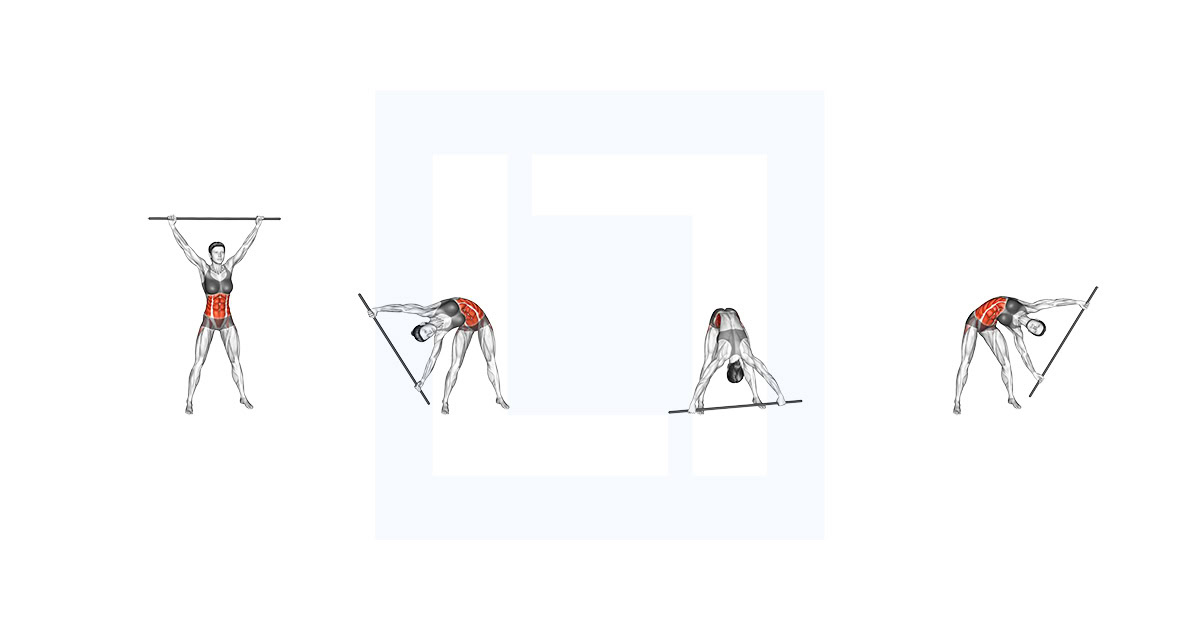 Stick Side to Front Bend Stretch