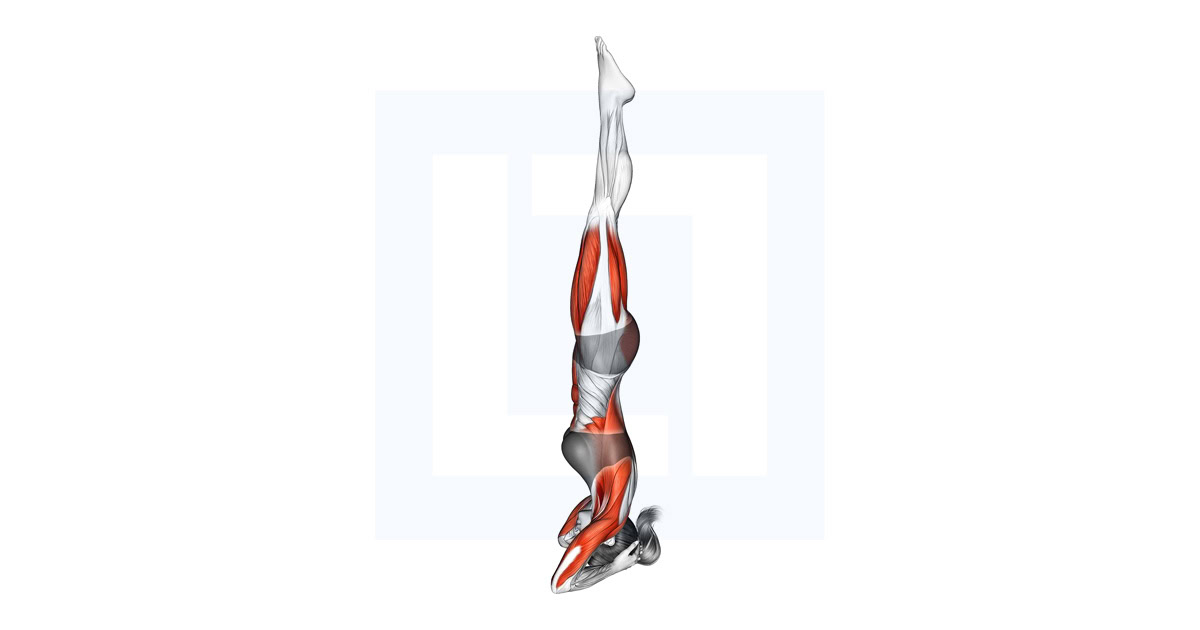 Supported Headstand Yoga Pose Sirsasana