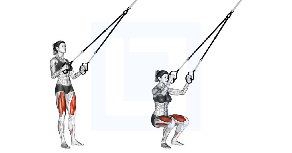 Suspender Squat: Suspension Single Leg