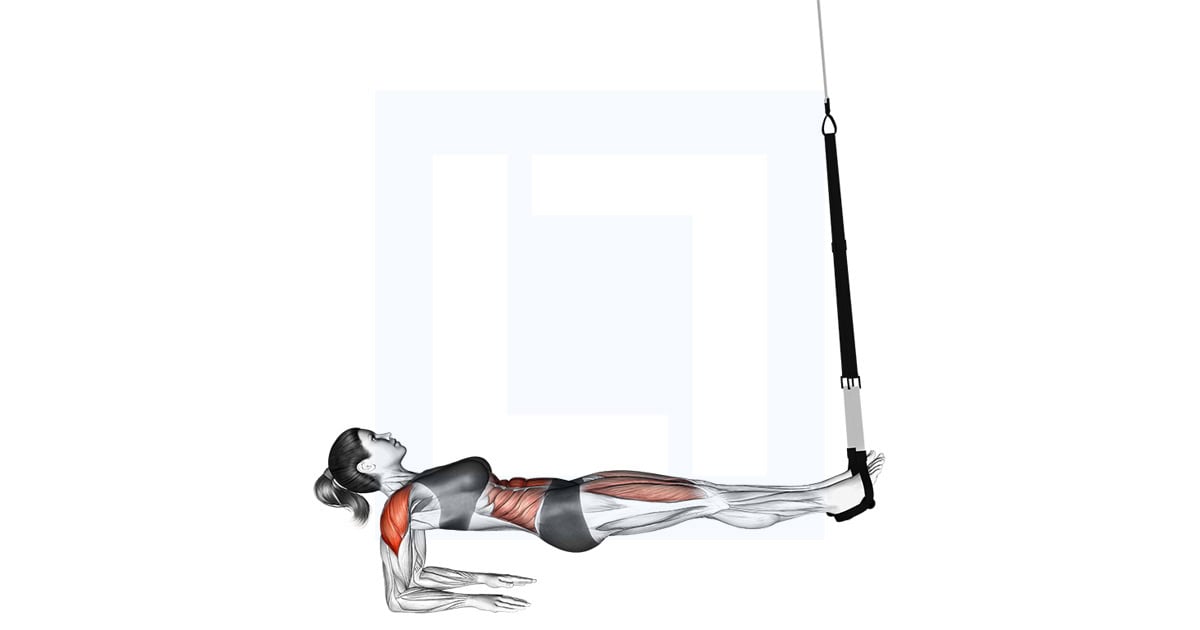 Suspender Supine Plank