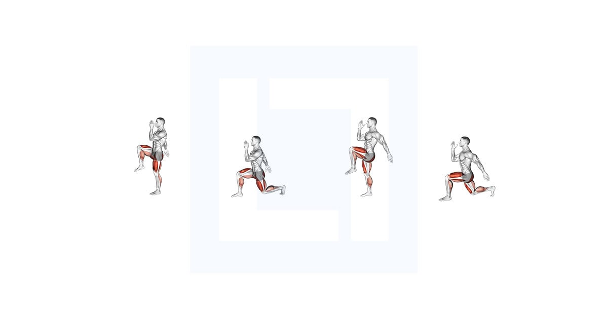 Walking High Knees Lunge