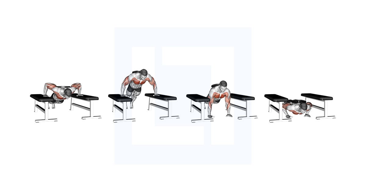 Weighted Drop Push-Up