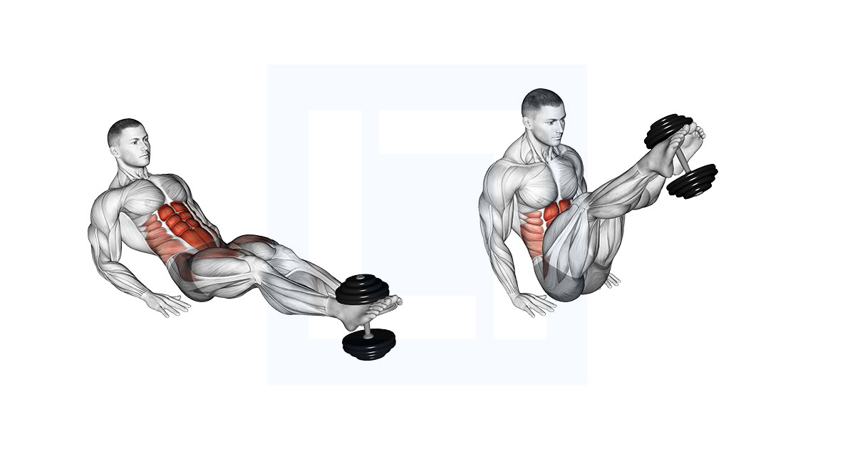 Weighted Seated Leg Raise on Floor