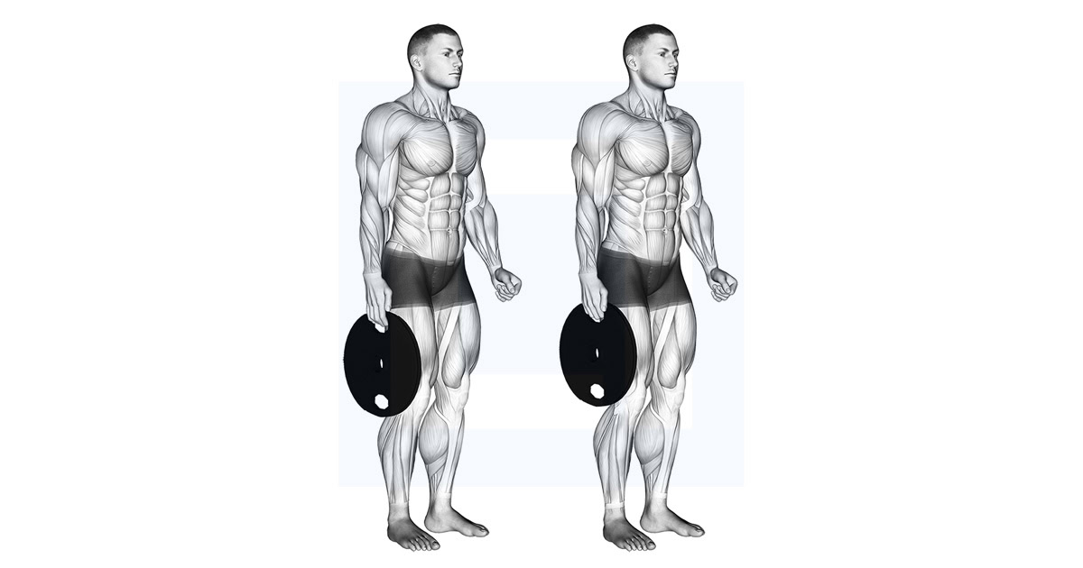 Weighted Standing Hand Squeeze