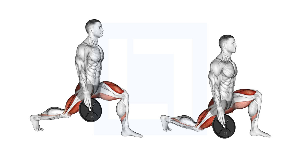 Weighted Stretch Lunge
