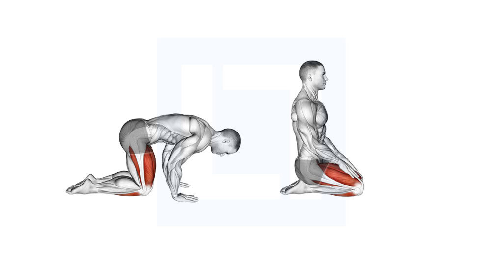 Yoga Vajrasana Thunderbolt Pose