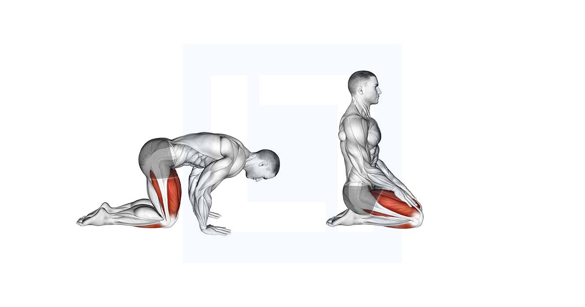 Yoga Vajrasana Thunderbolt Diamond Pose